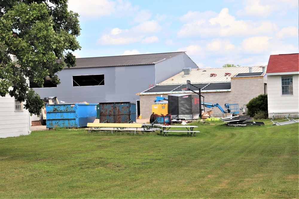 Renovation of Fort McCoy's Rumpel Fitness Center