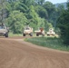 'Red Arrow' convoy for Wisconsin National Guard’s 2023 eXportable Combat Training Capability exercise at Fort McCoy