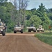 'Red Arrow' convoy for Wisconsin National Guard’s 2023 eXportable Combat Training Capability exercise at Fort McCoy