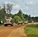 'Red Arrow' convoy for Wisconsin National Guard’s 2023 eXportable Combat Training Capability exercise at Fort McCoy