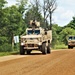 'Red Arrow' convoy for Wisconsin National Guard’s 2023 eXportable Combat Training Capability exercise at Fort McCoy