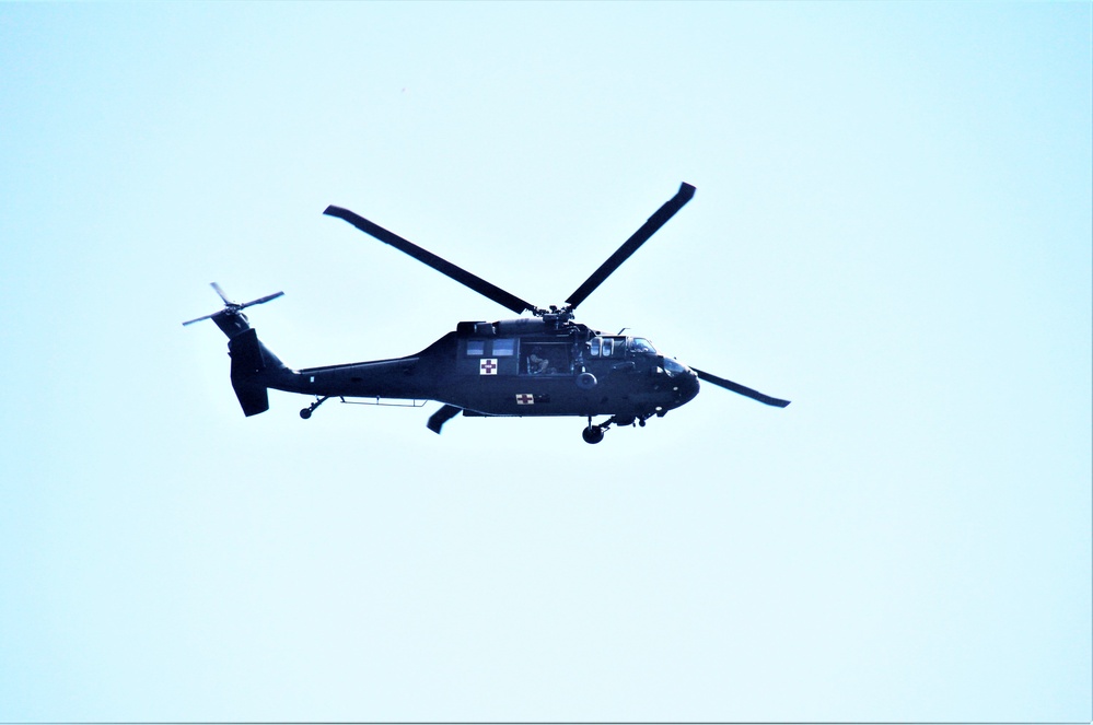 UH-60 Black Hawk ops for Wisconsin National Guard’s 2023 eXportable Combat Training Capability exercise