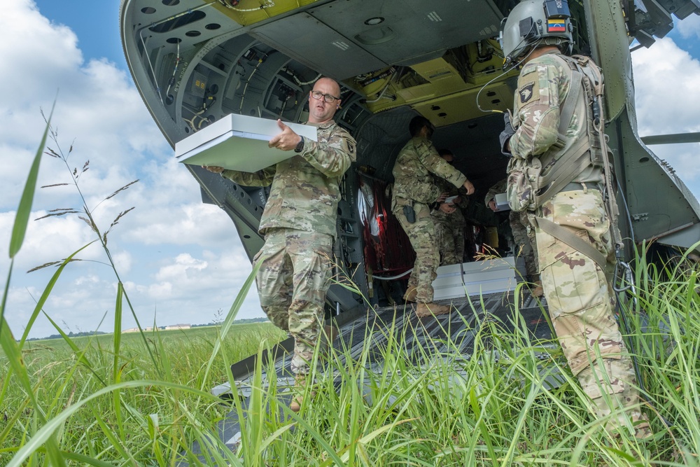 101st Airborne Division 81st Birthday Cake Delivery