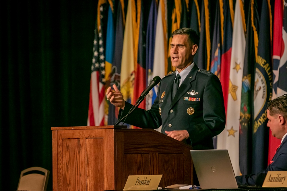 52nd Annual National Conference of the Enlisted Association of the United States: Leaders address the crowd