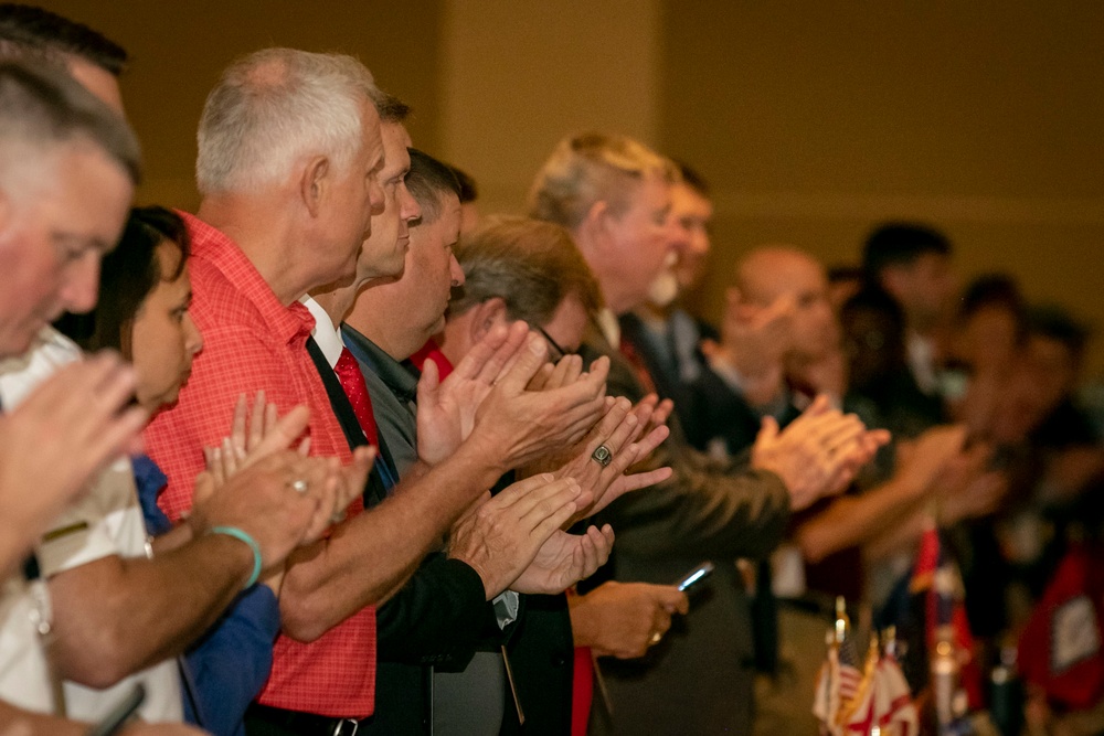 52nd Annual National Conference of the Enlisted Association of the United States: Leaders address the crowd