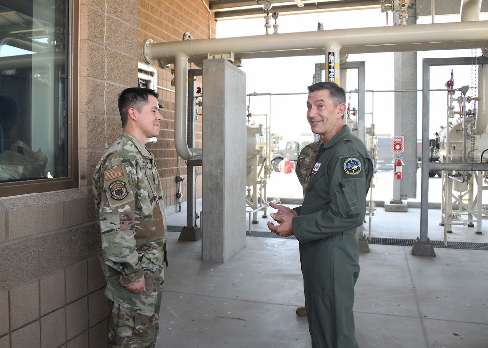 Brig. Gen. Butow visits 144th FW