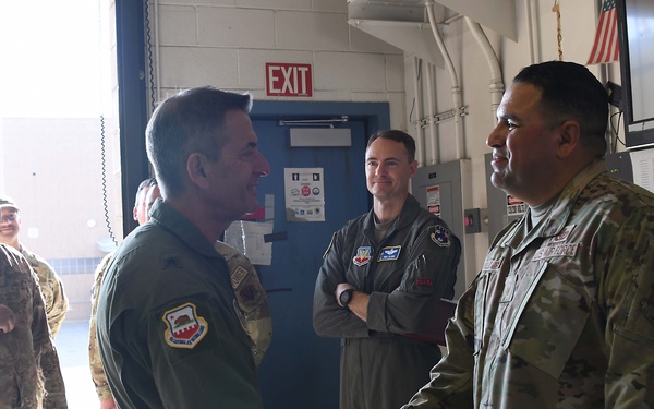 Brig. Gen. Butow visits 144th FW