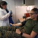 U.S. Marines Participate in a Mobile Blood Drive