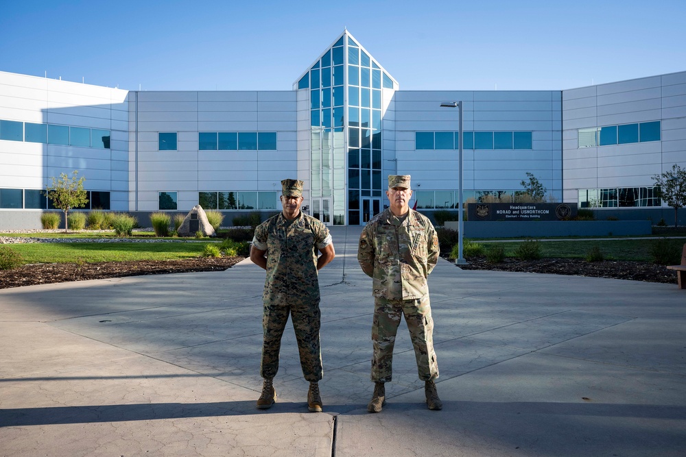 Chief Master Sgt. Peter Hall, Intelligence Directorate Senior Enlisted Leader, visits NORAD and USNORTHCOM