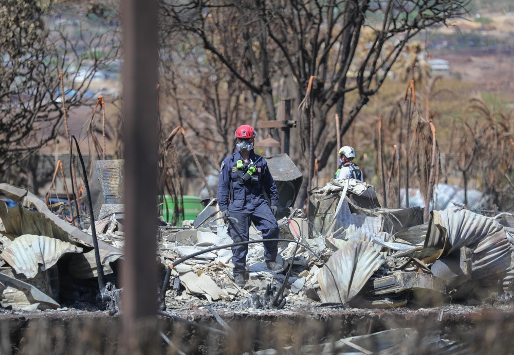 JTF-50 elements engaged in search, recovery, response after Maui wildfires