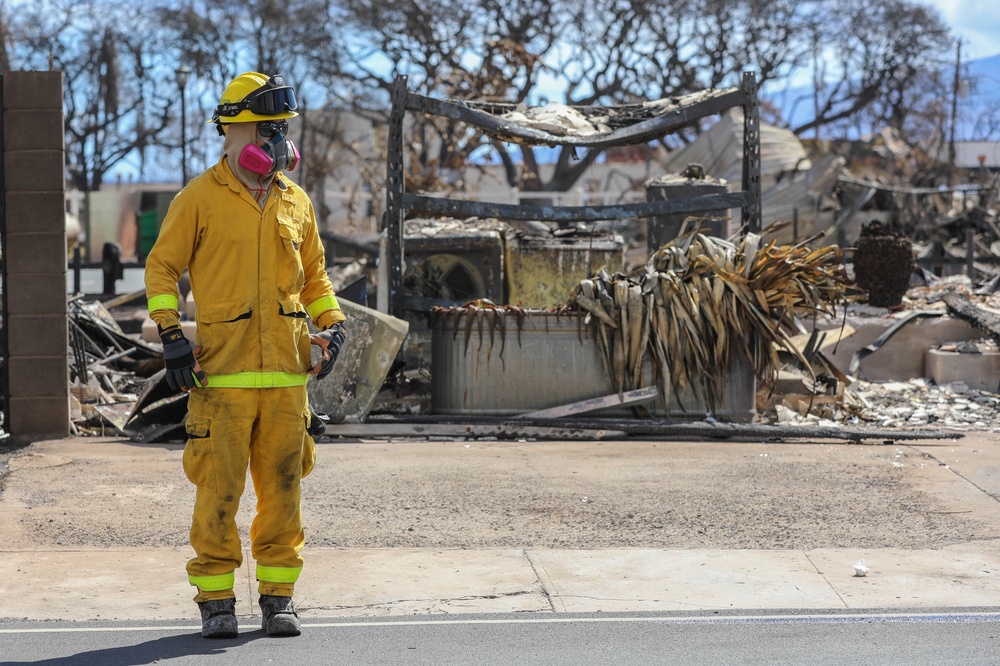 JTF-50 elements engaged in search, recovery, response after Maui wildfires