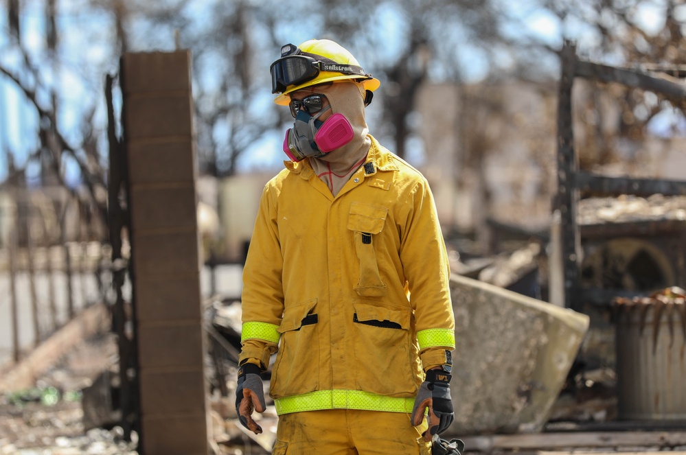 JTF-50 elements engaged in search, recovery, response after Maui wildfires
