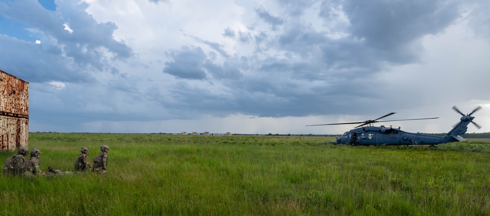 Security Forces Pave Hawk familiarization training