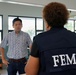 Hawaii State Rep Hashimoto Visits FEMA Disaster Recovery Center