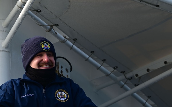 U.S. Coast Guard Cutter Forward (WMEC 911) arrives in Nuuk, Greenland