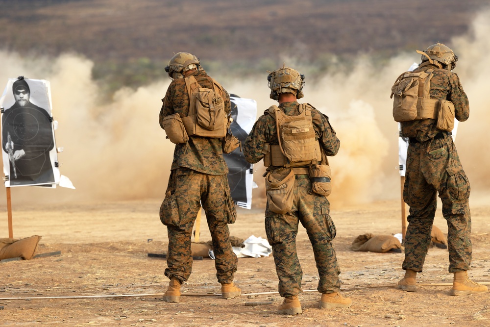 Formosa 2023: Blue Diamond Marines Share Techniques with Brazilian Marines on the Rifle Range