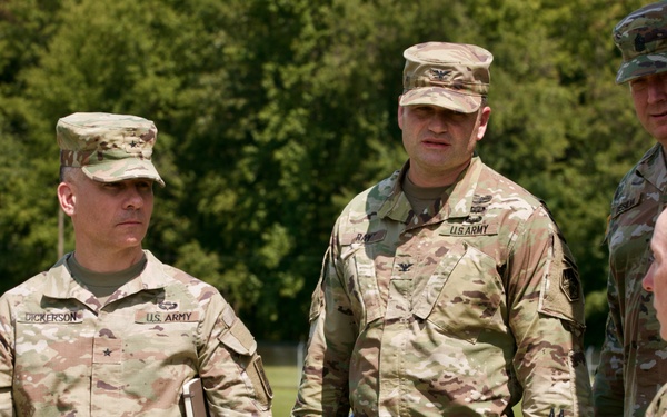 Army Reserve leaders visit 336th Expeditionary Military Intelligence Brigade