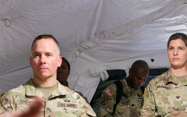 Army Reserve leaders visit 336th Expeditionary Military Intelligence Brigade