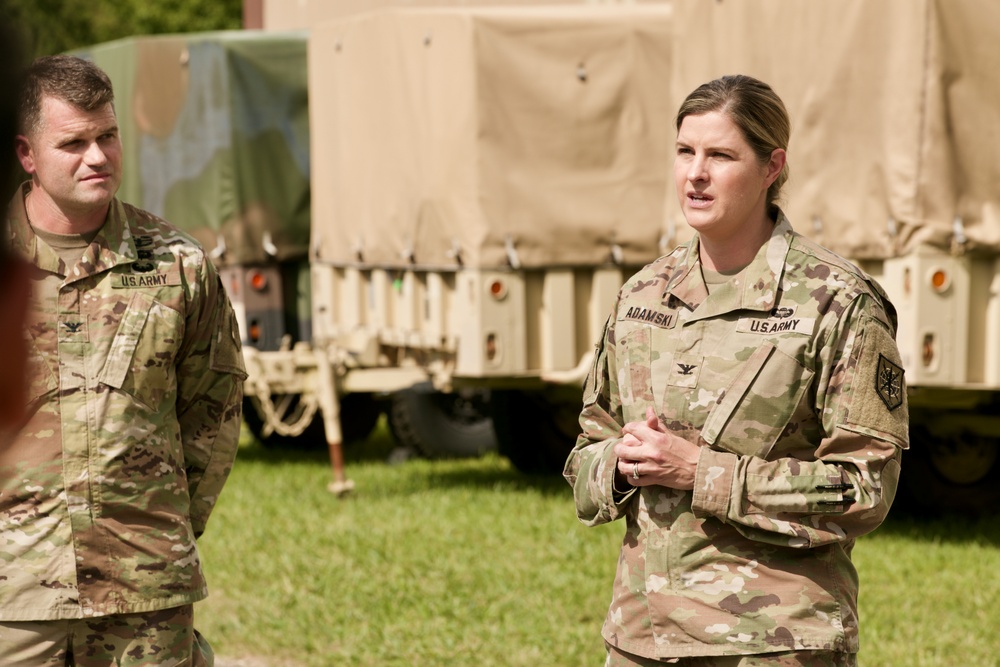 Army Reserve leaders visit 336th Expeditionary Military Intelligence Brigade