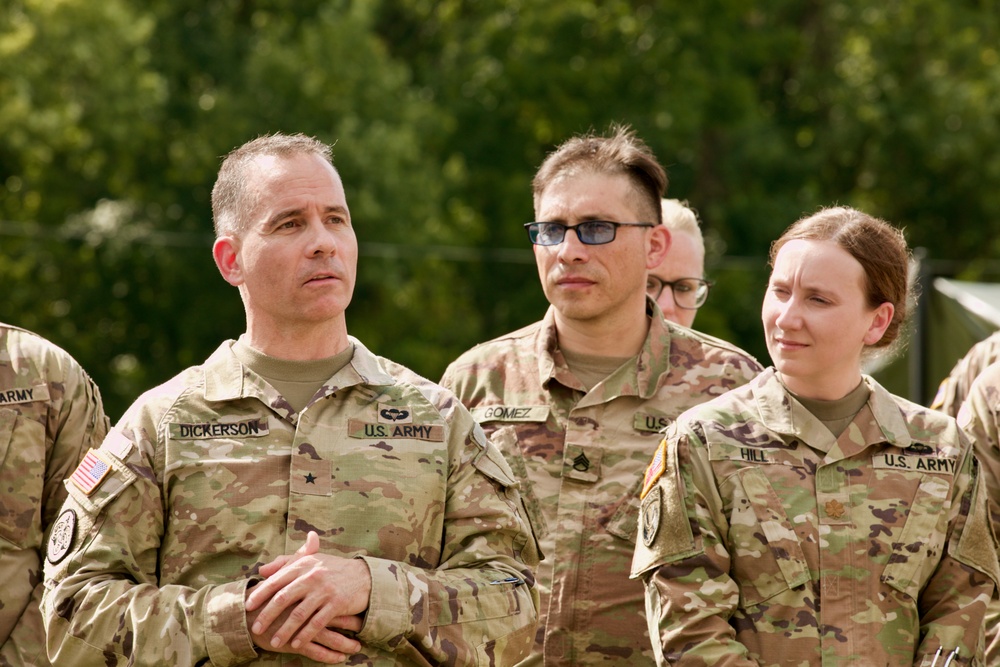 Army Reserve leaders visit 336th Expeditionary Military Intelligence Brigade