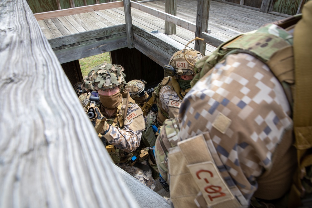 Latvian Special Forces Conduct Urban Warfare Training During NS23