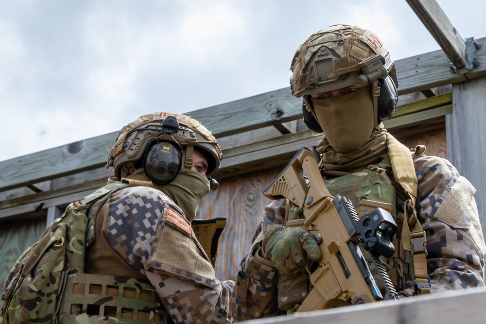Latvian Special Forces Conduct Urban Warfare Training During NS23