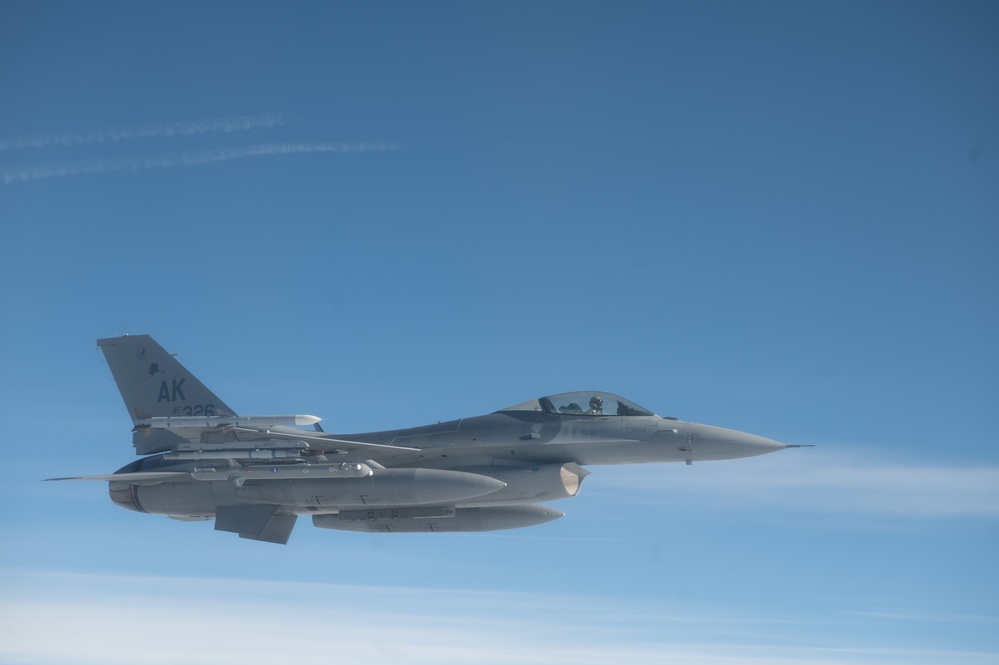 Red Flag-Alaska 23-3 Exercise - Refueling fighters during essential realistic combat training