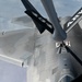 KC-135 refuels F-22 over Alaska