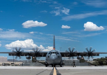 Nevada Air National Guard’s 152nd Airlift Wing C-130 MAFFS Aircraft Activated for Firefighting in the Western United States