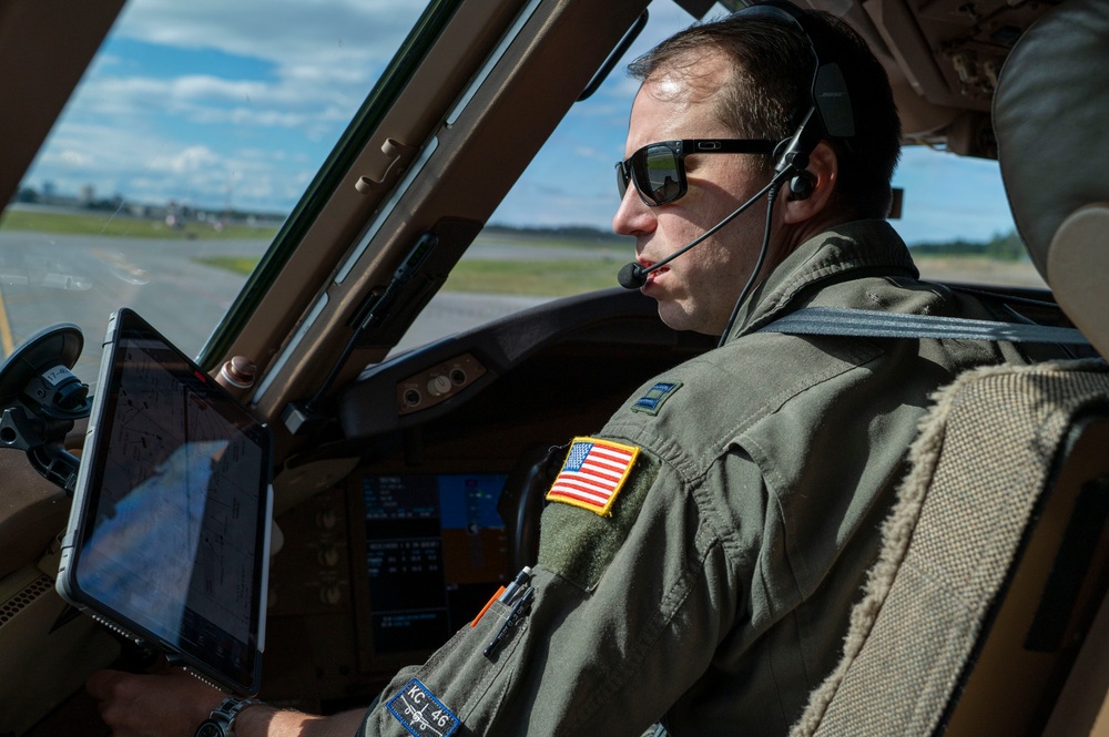 133rd ARS flies familiarization flight during Red Flag-Alaska 23-3