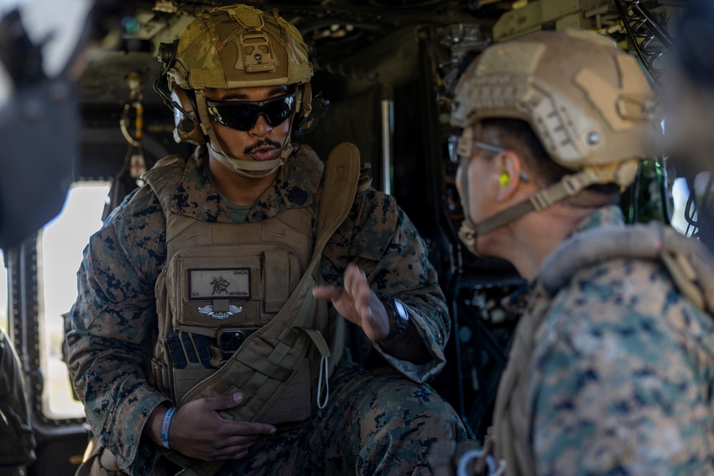 Marines and Sailors practice mass casualty evacuation drills