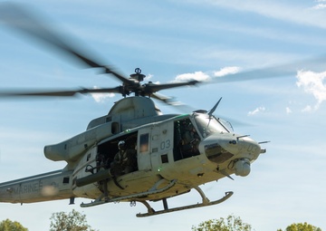 Marines and Sailors practice mass casualty evacuation drills