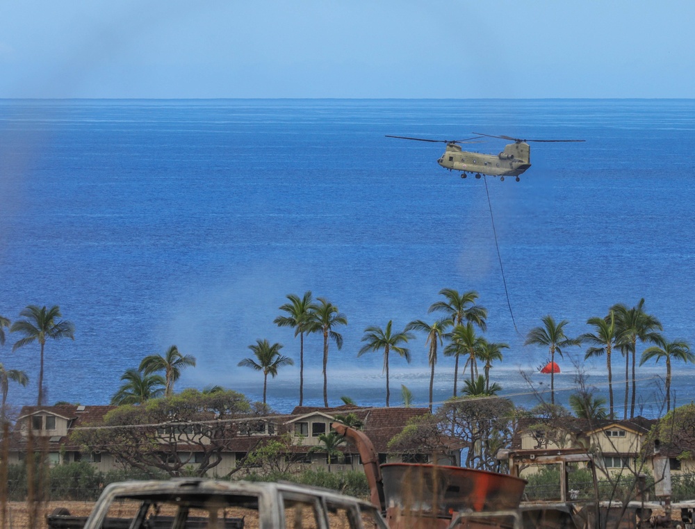 JTF-50 elements engaged in search, recovery, response after Maui wildfires