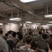 Sgt. Maj. Peoples speaks to 31st MEU NCOs