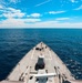 USS Paul Ignatius Sails in the Atlantic Ocean