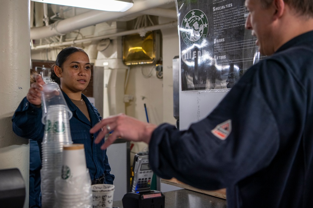 Sailor Makes Coffee