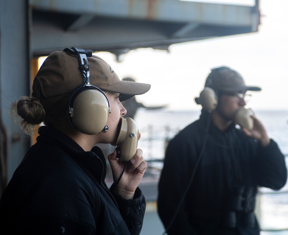 Sailors Use Sound Powered Phone