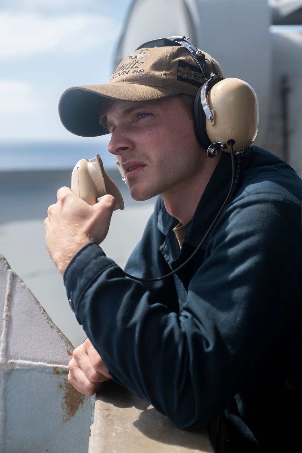 Sailors Use Sound Powered Phone