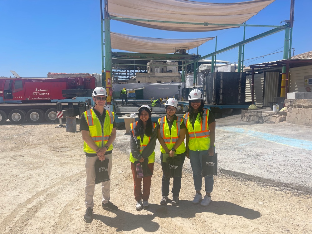 ROTC Cadets visit project site in Jordan