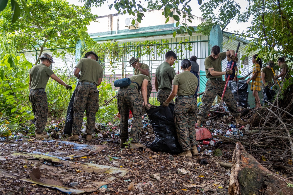 KM23: Chuuk High School Grounds Cleanup Project