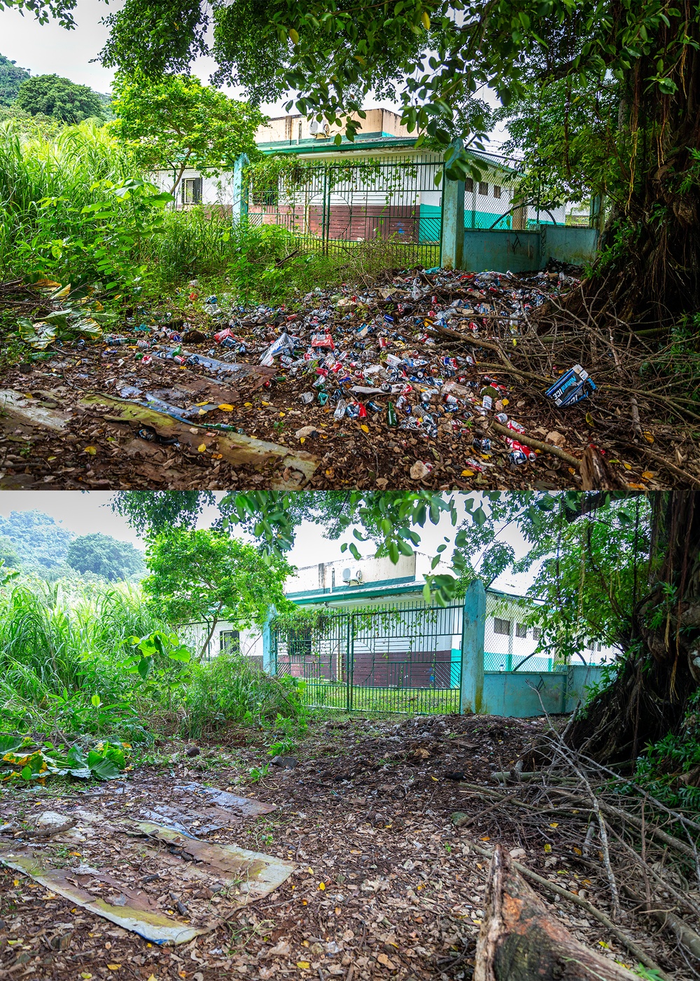 KM23: Chuuk High School Grounds Cleanup Project