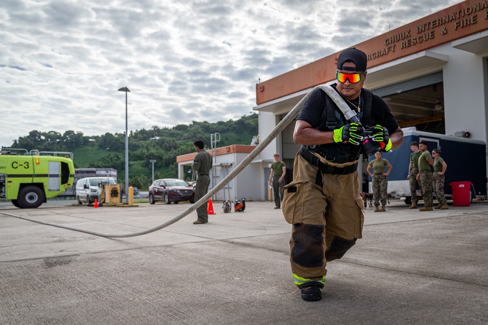 KM23: Chuuk Aircraft Rescue Fire Fighting Training