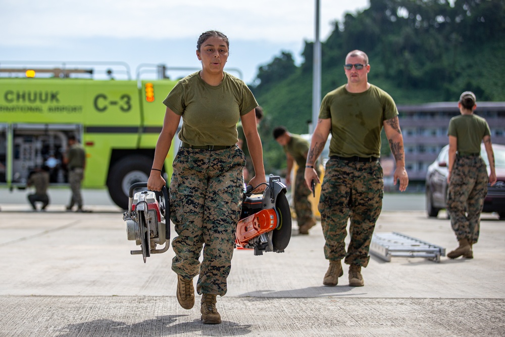 KM23: Chuuk Aircraft Rescue Fire Fighting Training