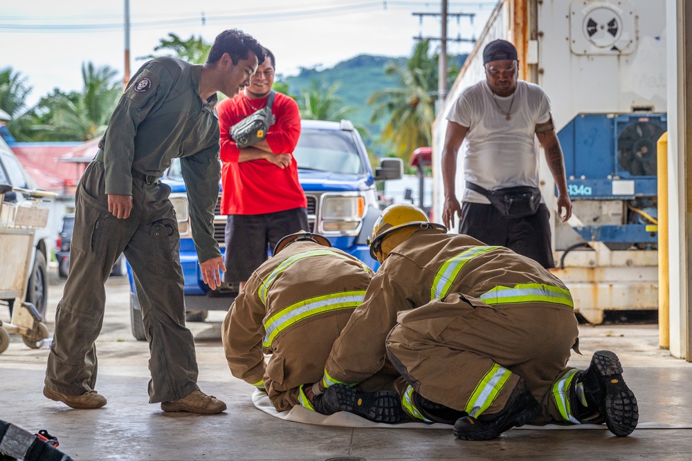 KM23: Chuuk Aircraft Rescue Fire Fighting Interior Search and Rescue Training