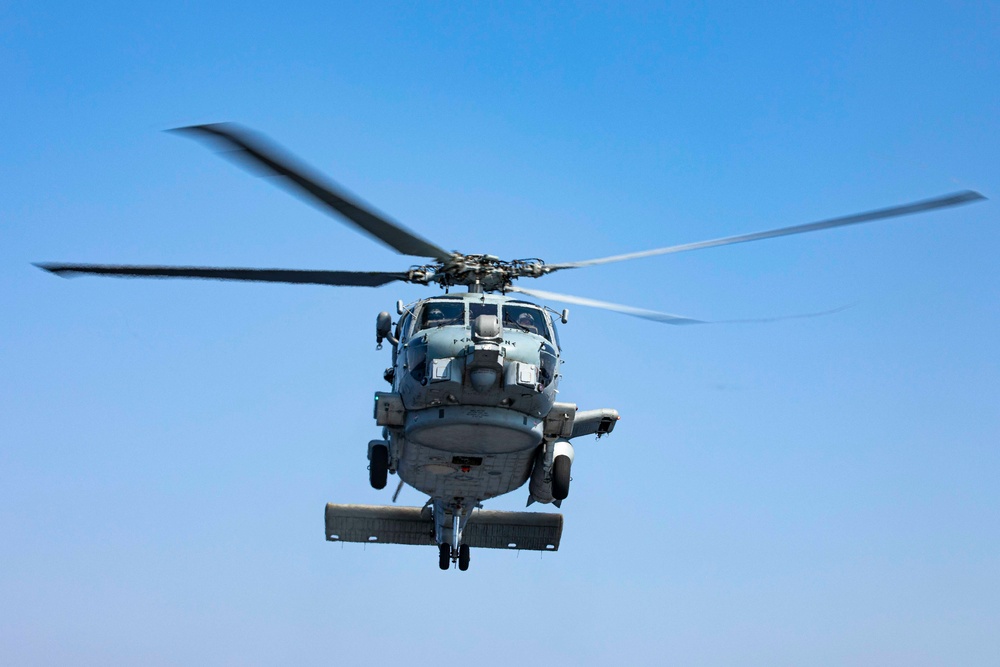 Carrier Air Wing Group 8 Visits USS Normandy