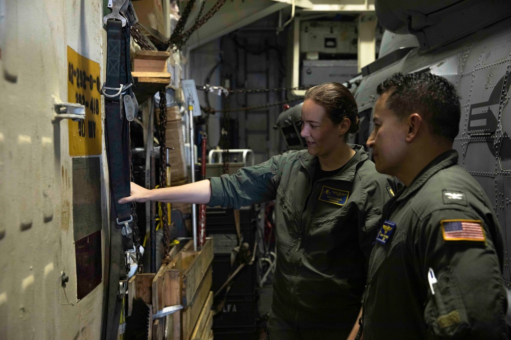 Carrier Air Wing Group 8 Visits USS Normandy