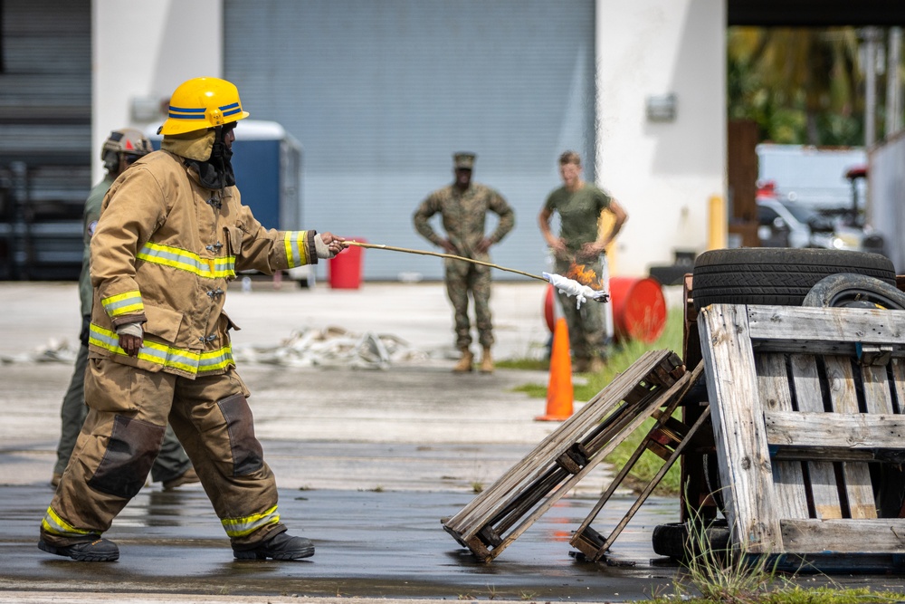 KM23: Chuuk Aircraft Rescue Fire Fighting Live Fire Training