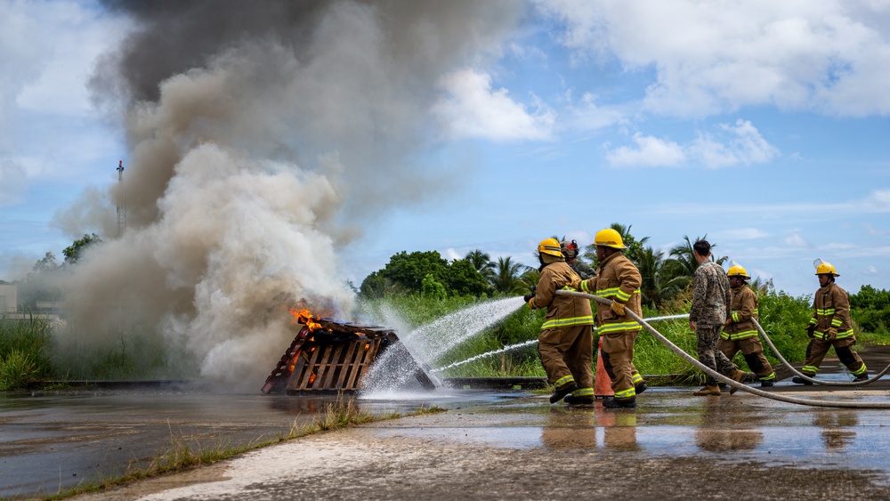 KM23: Chuuk Aircraft Rescue Fire Fighting Live Fire Training