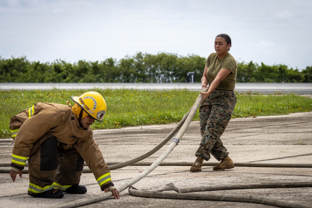 KM23: Chuuk Aircraft Rescue Fire Fighting Live Fire Training