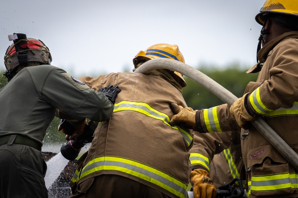 KM23: Chuuk Aircraft Rescue Fire Fighting Live Fire Training